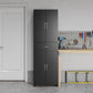Basin 23.5 Inch Closed Storage Cabinet - Black