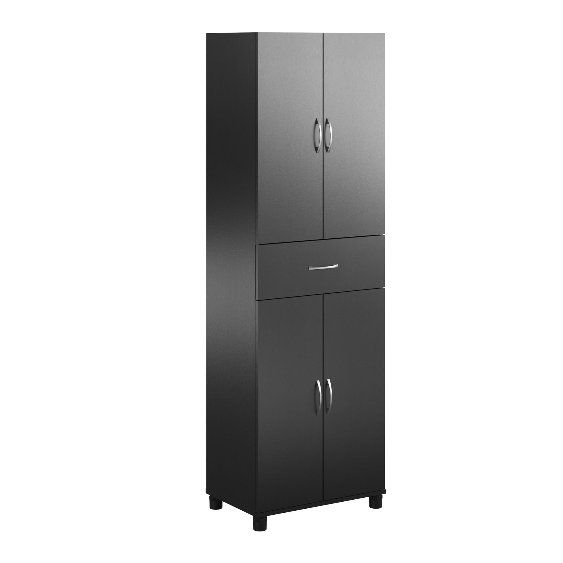 Basin 23.5 Inch Closed Storage Cabinet - Black
