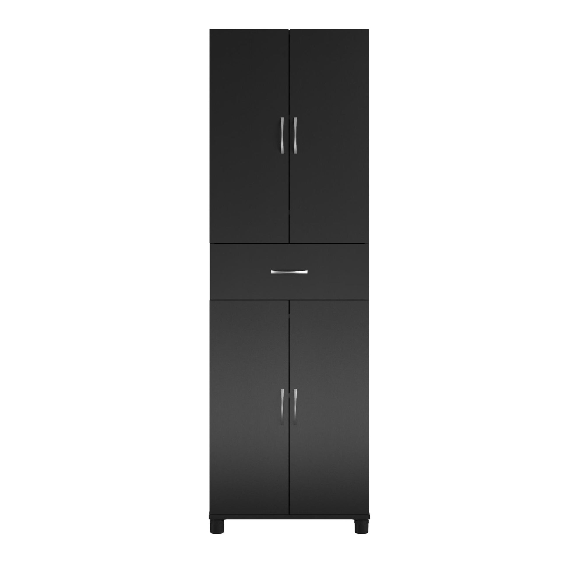 Basin 23.5 Inch Closed Storage Cabinet - Black