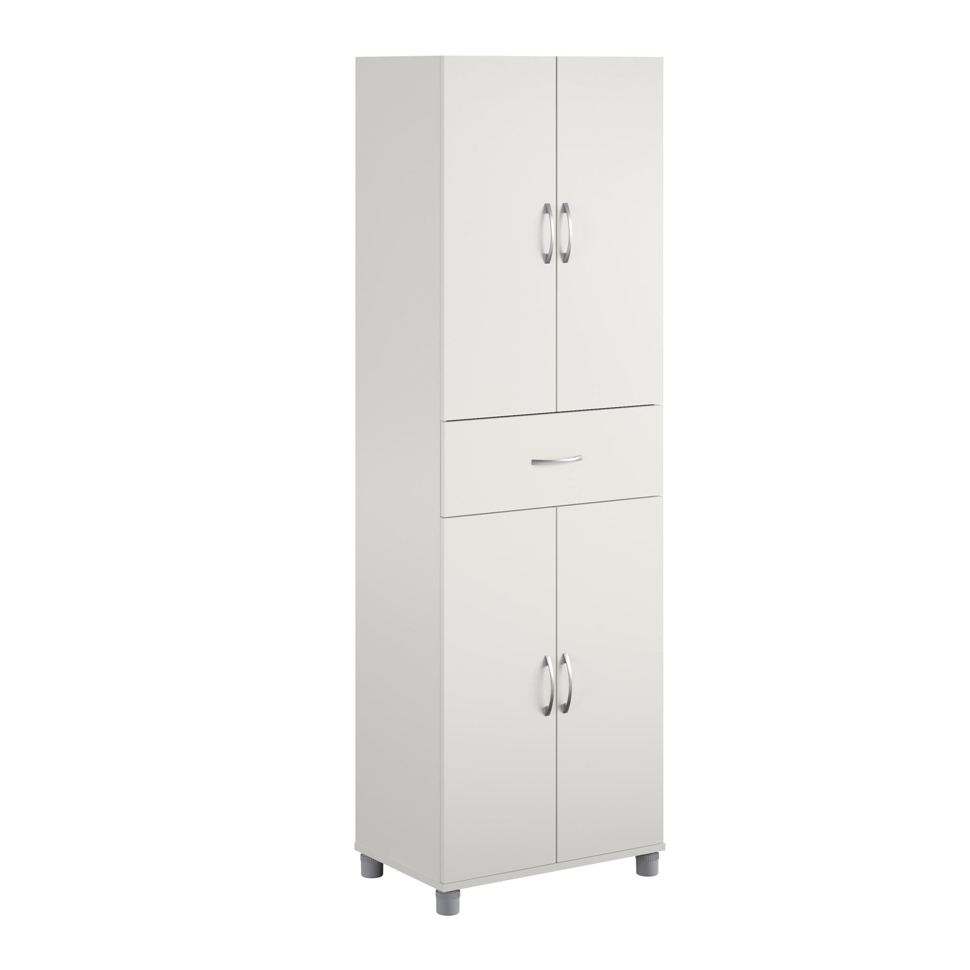 Basin 23.5 Inch Closed Storage Cabinet - White