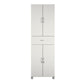 Basin 23.5 Inch Closed Storage Cabinet - White