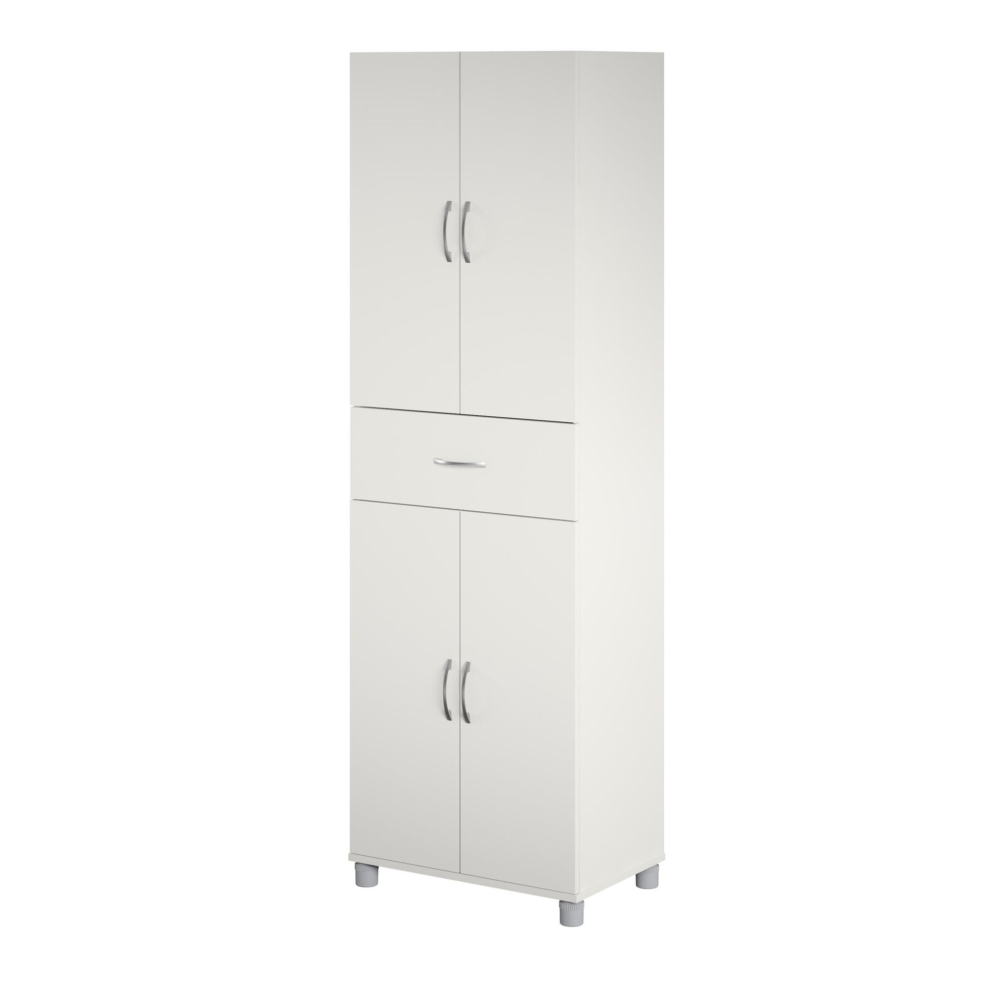 Basin 23.5 Inch Closed Storage Cabinet - White