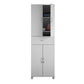 Basin 23.5 Inch Closed Storage Cabinet - Dove Gray
