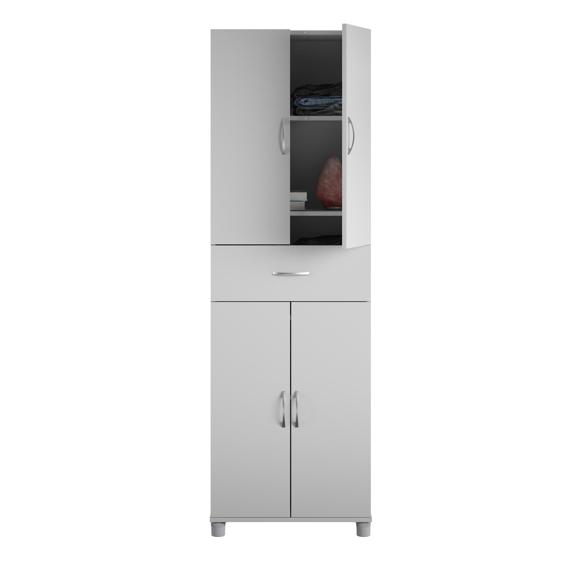 Basin 23.5 Inch Closed Storage Cabinet - Dove Gray