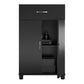 Basin 24 Inch 2 Door Base Storage Cabinet - Black