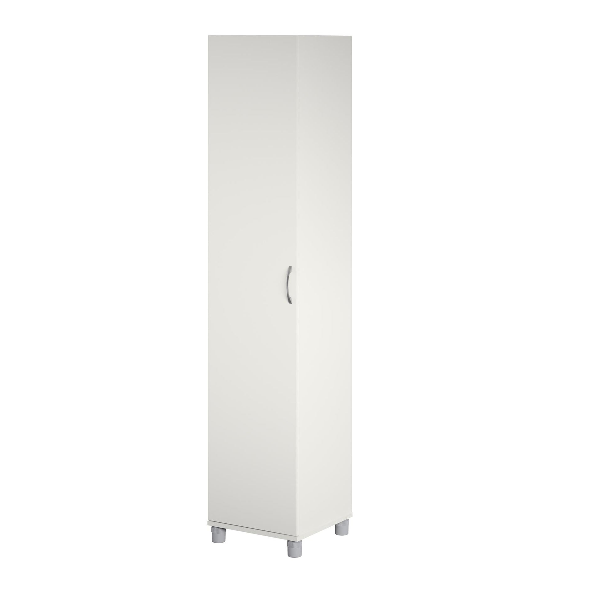 Basin 16 Inch Closed Door Utility Storage Cabinet  - White