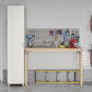 Basin 16 Inch Closed Door Utility Storage Cabinet  - White