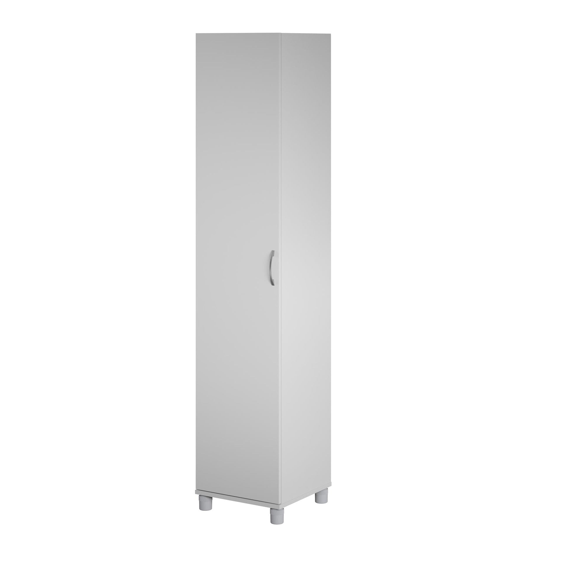 Basin 16 Inch Closed Door Utility Storage Cabinet  - Dove Gray