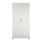 Basin 36 Inch 2 Door Utility Storage Cabinet  - White