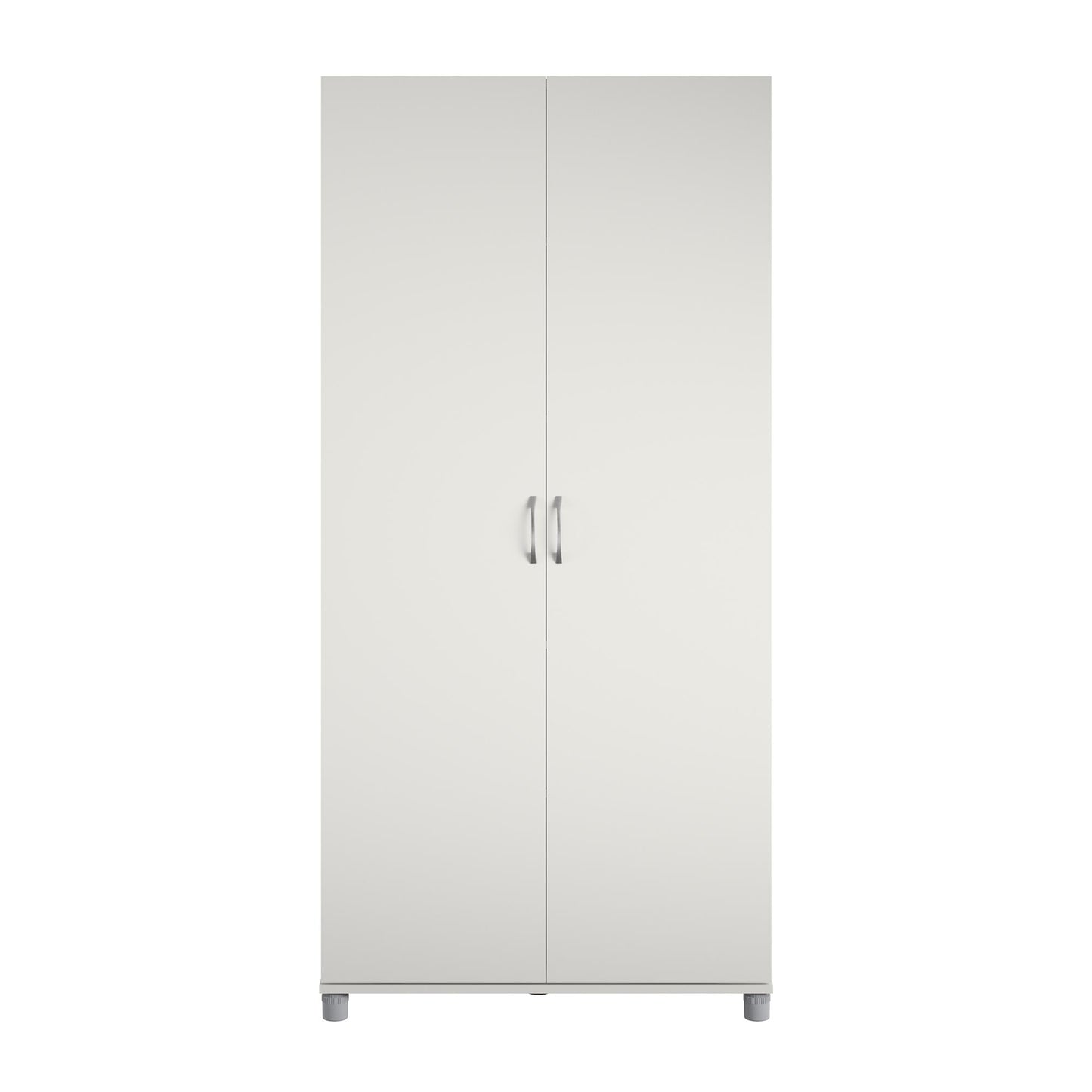 Basin 36 Inch 2 Door Utility Storage Cabinet  - White