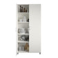 Basin 36 Inch 2 Door Utility Storage Cabinet  - White