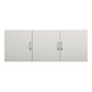 Basin 54 Inch 3 Door Wall Storage Cabinet - White