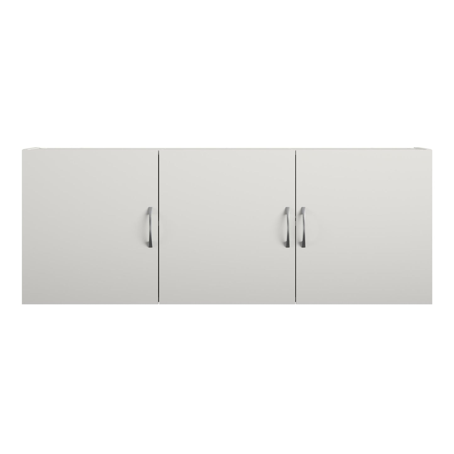 Basin 54 Inch 3 Door Wall Storage Cabinet - White