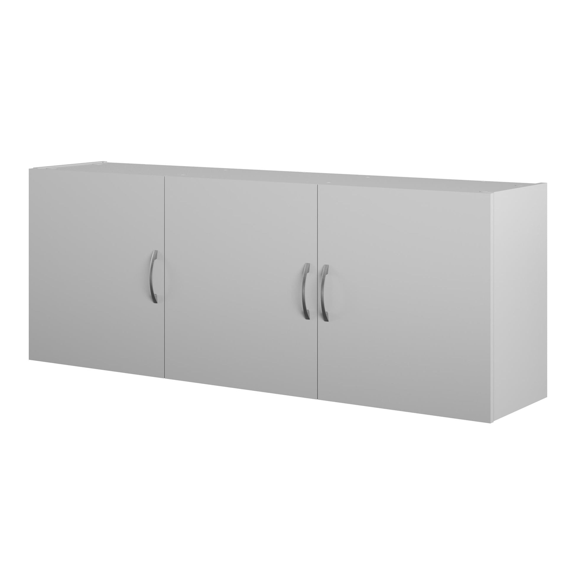 Basin 54 Inch 3 Door Wall Storage Cabinet  - Dove Gray