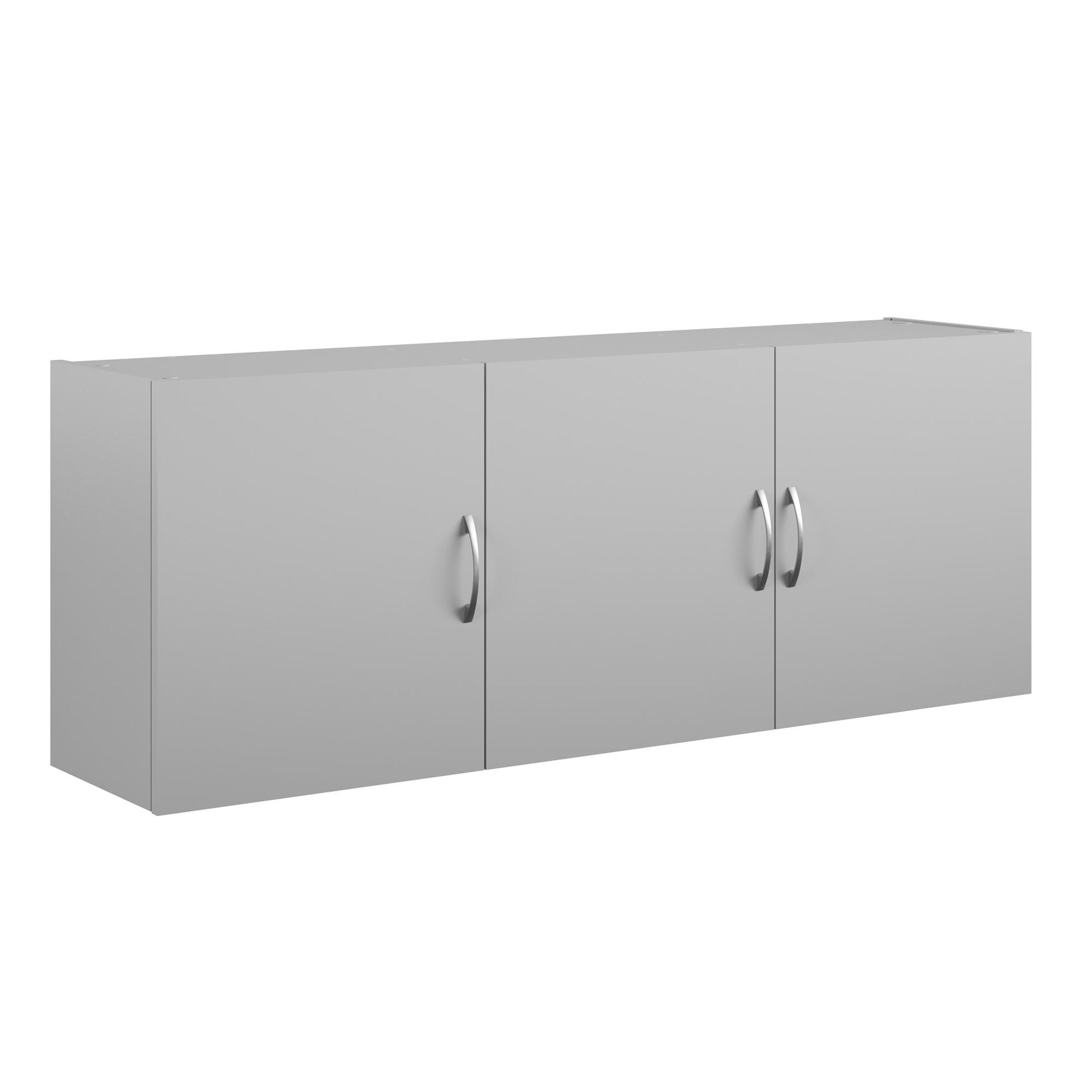 Basin 54 Inch 3 Door Wall Storage Cabinet  - Dove Gray