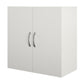Basin 24 Inch 2 Door Wall Storage Cabinet  - White