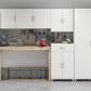 Basin 24 Inch 2 Door Wall Storage Cabinet  - White