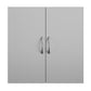 Basin 24 Inch 2 Door Wall Storage Cabinet  - Dove Gray