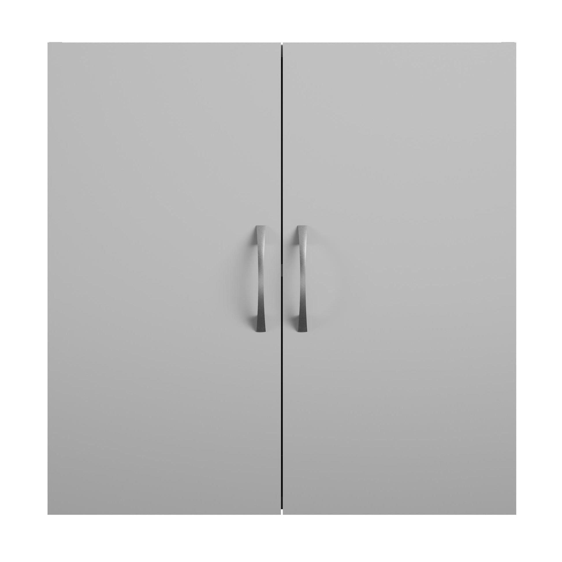 Basin 24 Inch 2 Door Wall Storage Cabinet  - Dove Gray