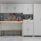 Basin 24 Inch 2 Door Wall Storage Cabinet  - Dove Gray