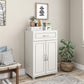Kendall 24 Inch Multipurpose 2 Door Base Storage Cabinet with Drawer - White