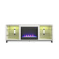 Cosmoliving by Cosmopolitan Westchester Fireplace TV Stand for TVs up to 65", White - White
