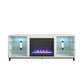 Cosmoliving by Cosmopolitan Westchester Fireplace TV Stand for TVs up to 65", White - White
