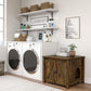 Farmington Rustic Farmhouse Litter Box Enclosure for Cats - Rustic