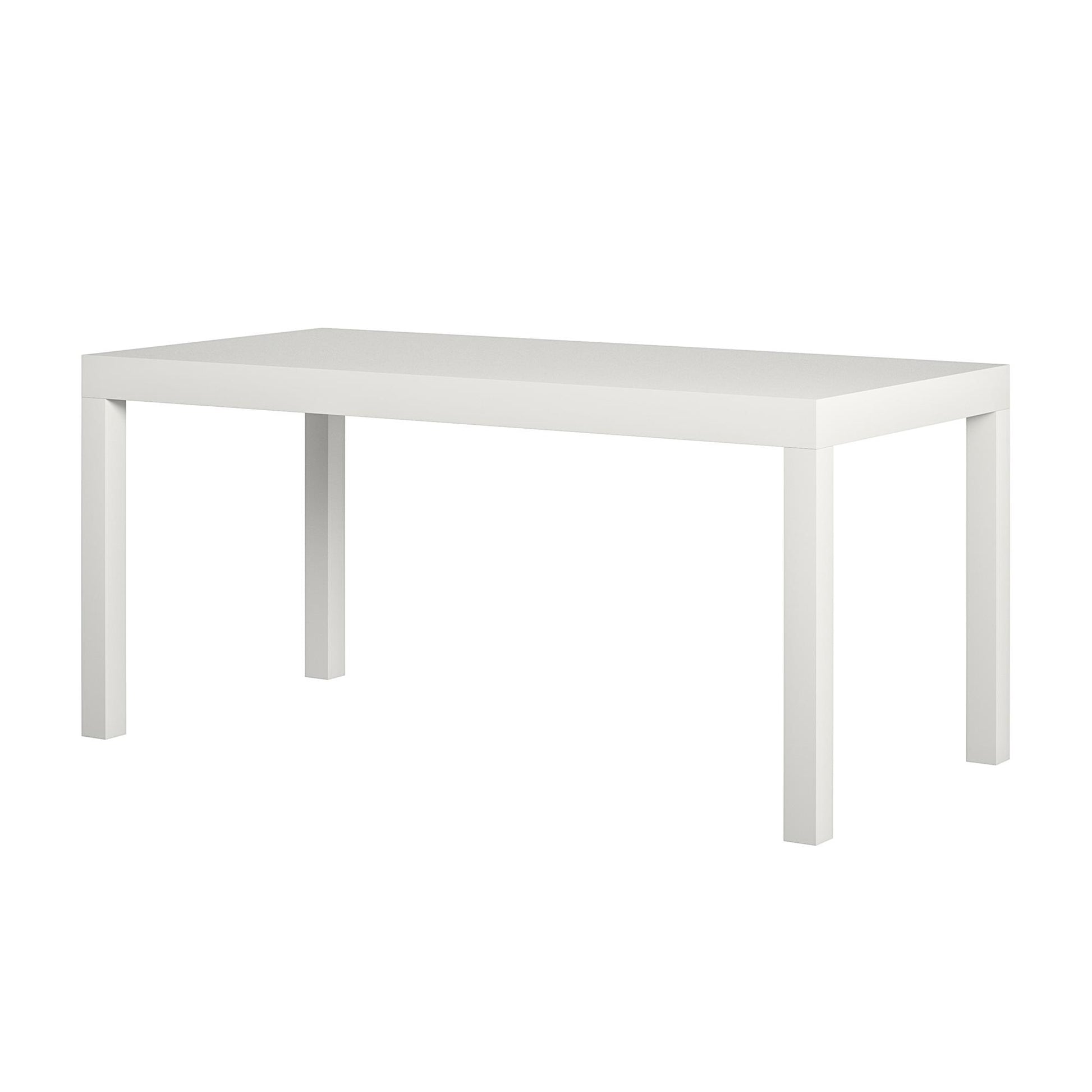 Parsons Coffee Table, White - White
