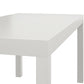 Parsons Coffee Table, White - White