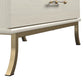 Monarch Hill Clementine 5 Drawer Dresser with Clear Acrylic Handles - Ivory Oak