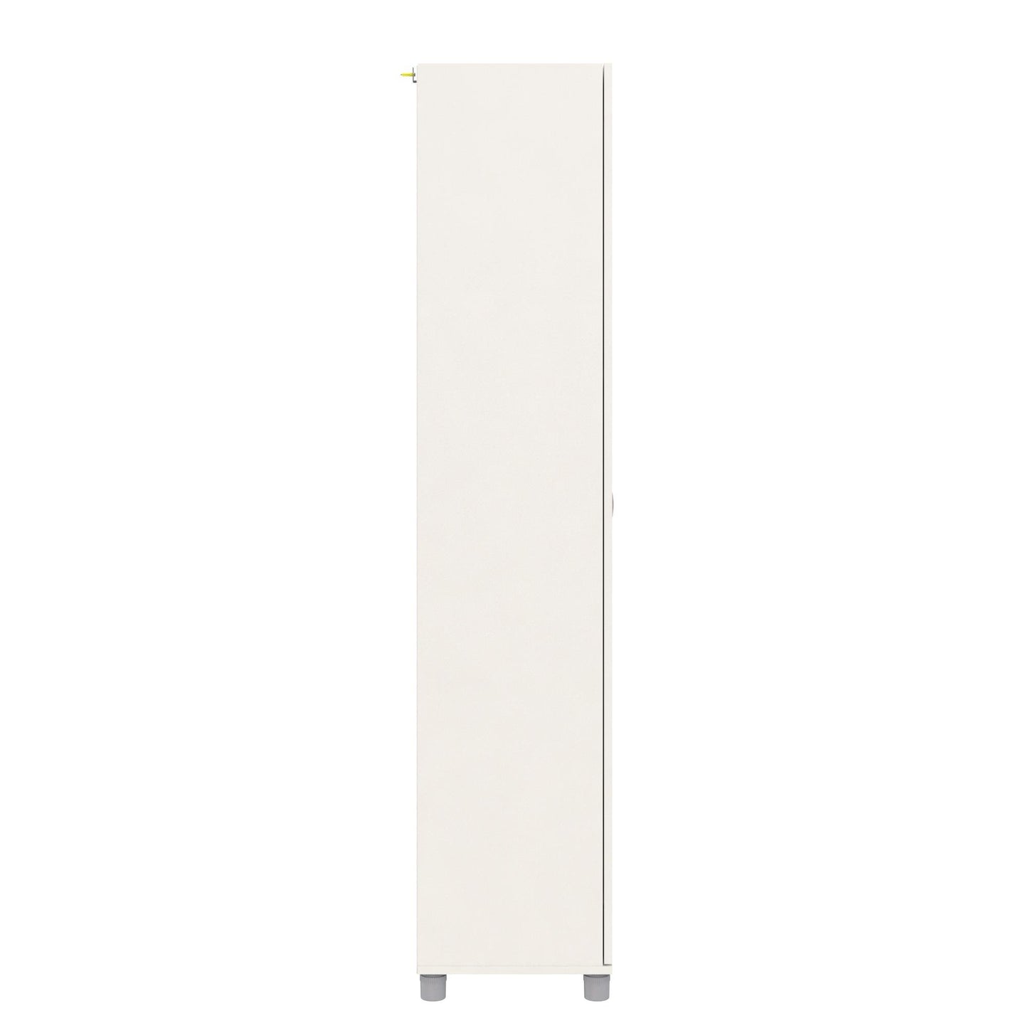 Basin 16 Inch Closed Door Utility Storage Cabinet  - White
