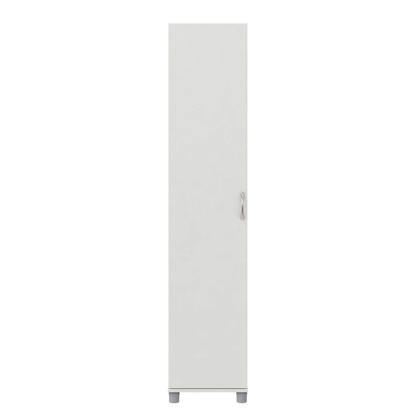 Basin 16 Inch Closed Door Utility Storage Cabinet  - White