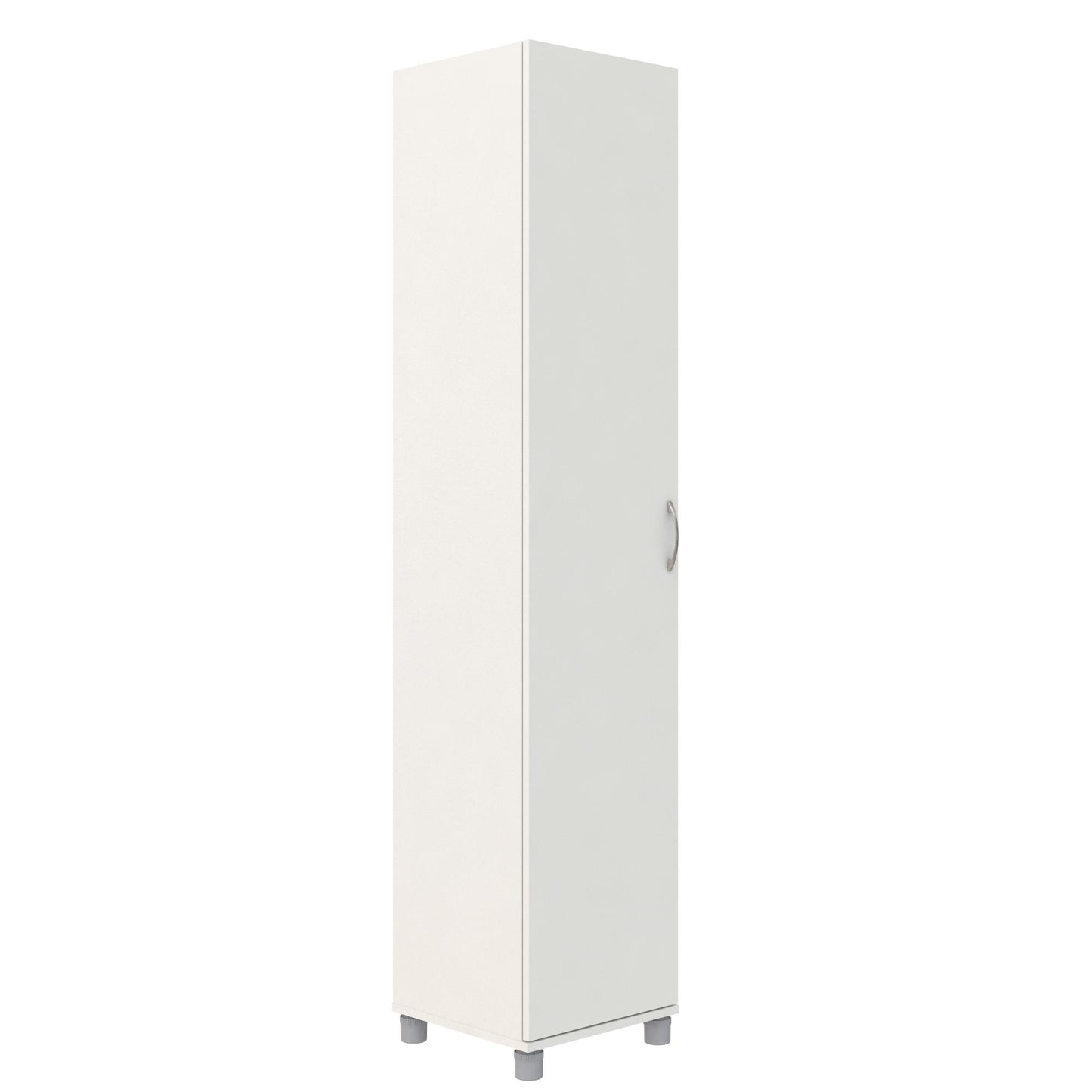 Basin 16 Inch Closed Door Utility Storage Cabinet  - White