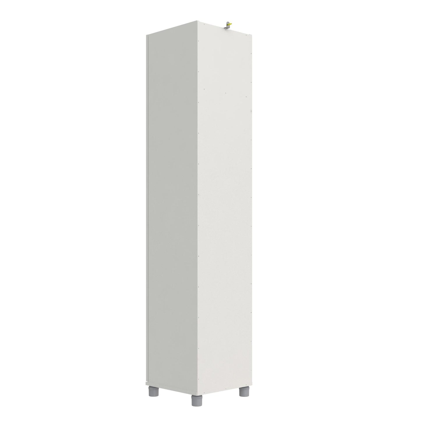 Basin 16 Inch Closed Door Utility Storage Cabinet  - White