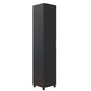 Basin 16 Inch Closed Door Utility Storage Cabinet  - Black