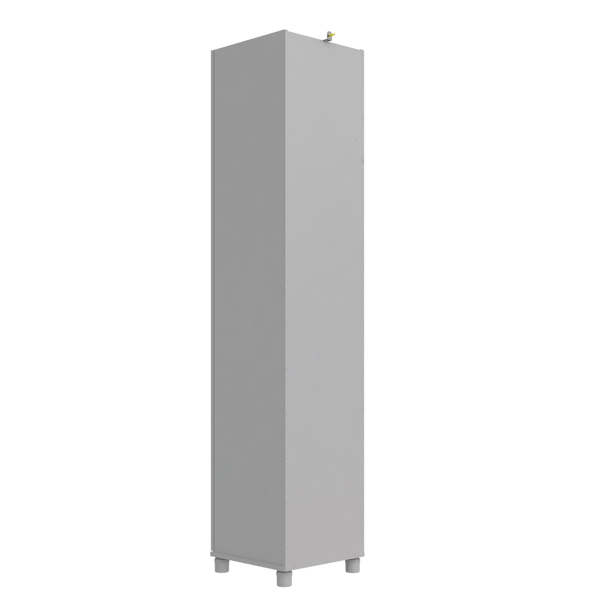 Basin 16 Inch Closed Door Utility Storage Cabinet  - Dove Gray