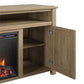 Farmington Electric Fireplace TV Console for TVs up to 60 Inch - Natural