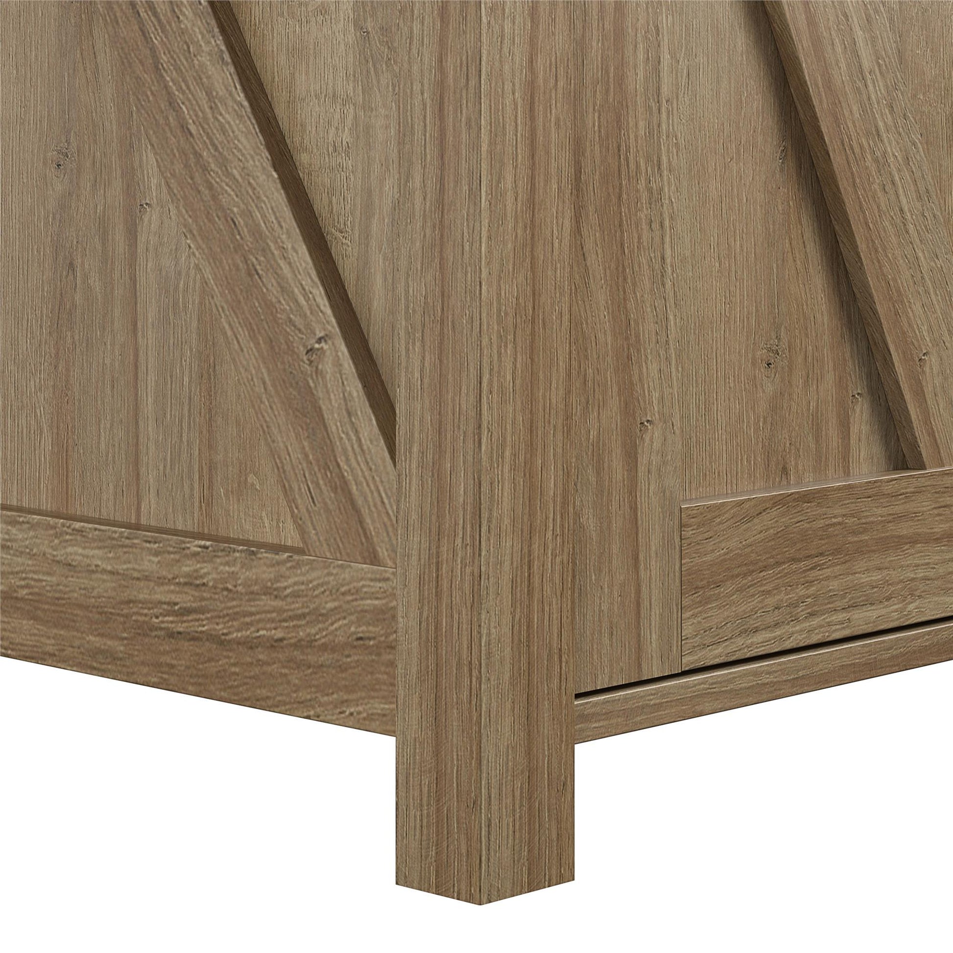 Farmington Electric Fireplace TV Console for TVs up to 60 Inch - Natural