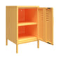 Cache Metal Locker End Table, Yellow - Yellow