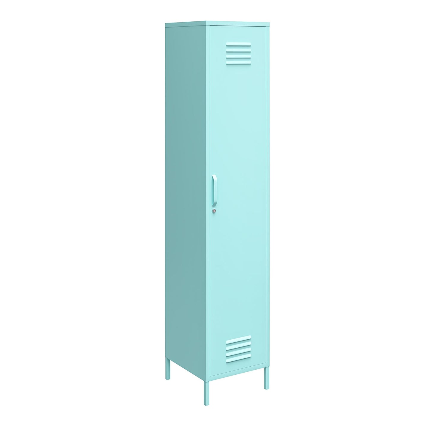 Cache Single Metal Locker Storage Cabinet, Mint - Spearmint