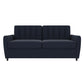 Novogratz Brittany Sleeper Sofa with Memory Foam Mattress, Queen, Blue Linen - Blue Linen - Queen