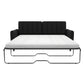Novogratz Brittany Sleeper Sofa with Memory Foam Mattress, Queen, Dark Gray Linen - Dark Gray - Queen