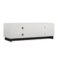 Glitch Gaming TV Stand for TVs up to 60 Inch with LED Lights - White