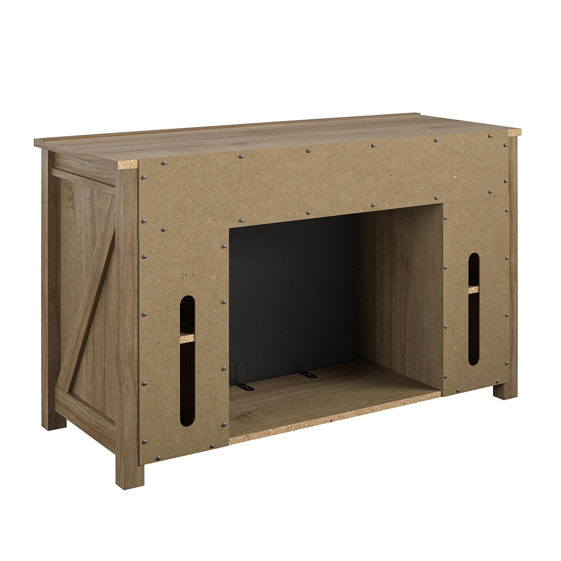 Farmington Electric Fireplace TV Console for TVs up to 50 Inch - Natural