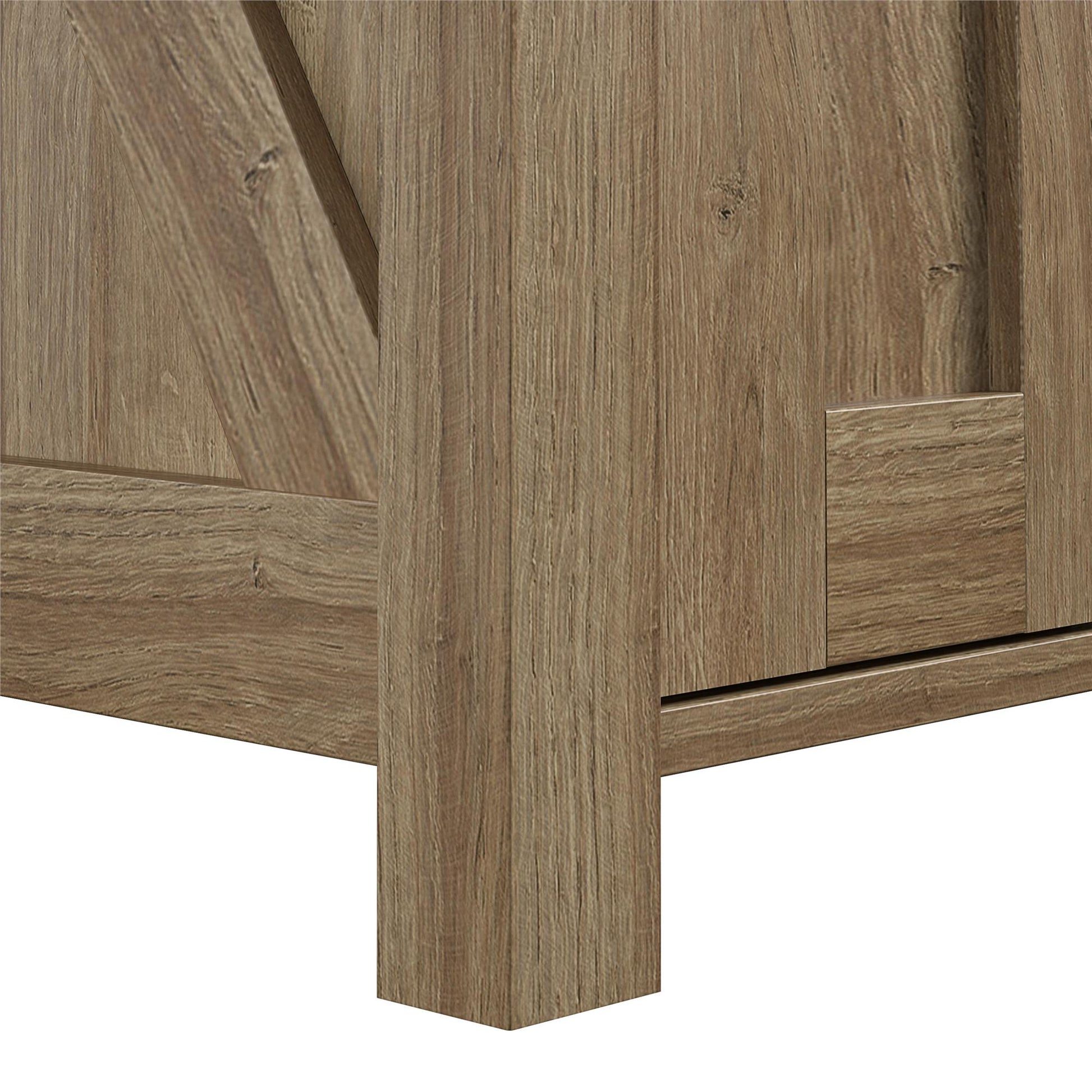 Farmington Electric Fireplace TV Console for TVs up to 50 Inch - Natural