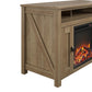 Farmington Electric Fireplace TV Console for TVs up to 50 Inch - Natural