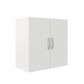 Basin 24 Inch 2 Door Wall Storage Cabinet  - White