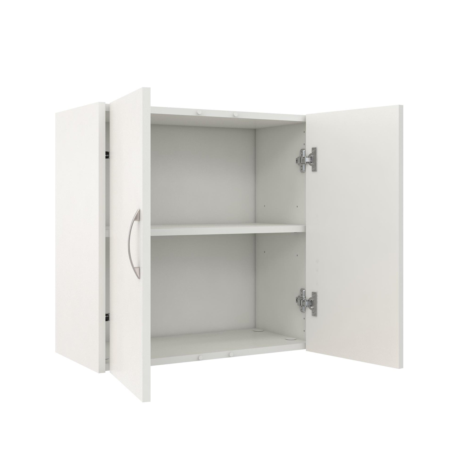 Basin 24 Inch 2 Door Wall Storage Cabinet  - White