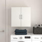Basin 24 Inch 2 Door Wall Storage Cabinet  - White